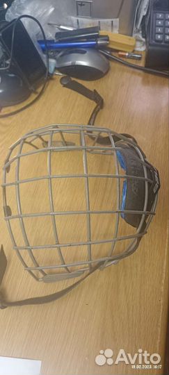 Маска на хоккейный шлем