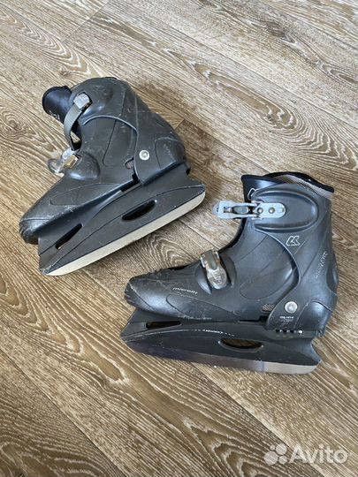 Коньки хоккейные 36-38 размер на застежках