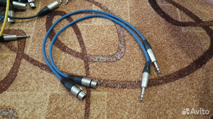 Балансные кабели Xlr, Jack, RCA