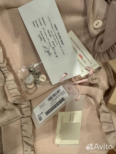 Пальто для девочки из шерсти