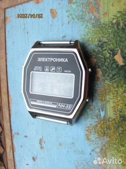 Часы наручные электроника чн-55 стальные