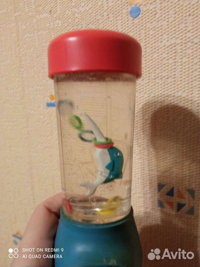 Советская игрушка СССР Дельфин в воде