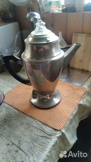 Электро чайник СССР латунь