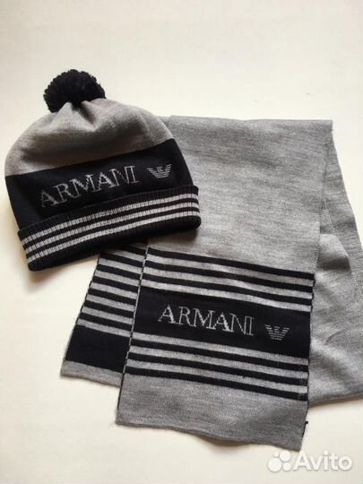 Комплект шапка и шарф Armani Junior