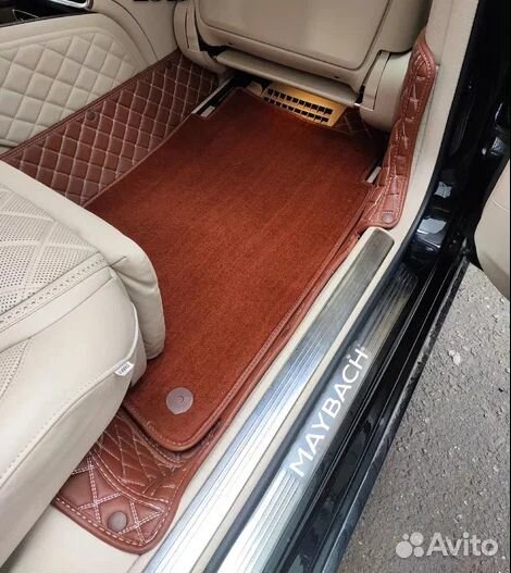 3д коврики из экокожи в салон авто с бортами