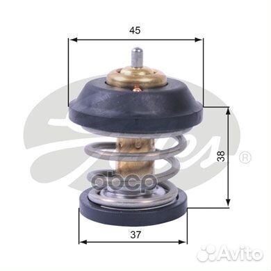 Термостат VAG A3/A4/A5/A6/A8/Q3/Q5/TT 04- 1.8T