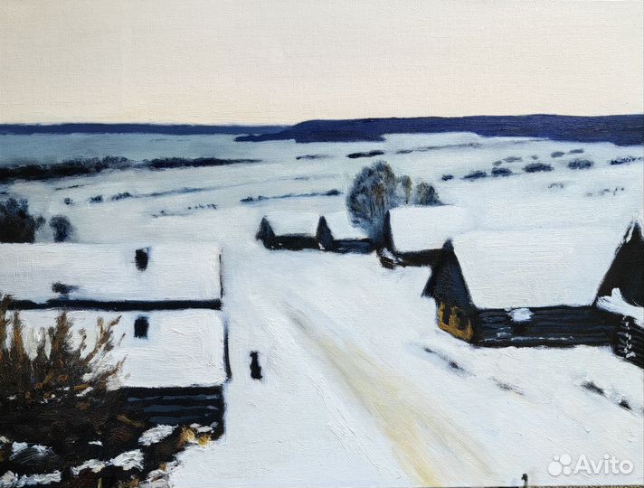 Картина маслом на холсте пейзаж