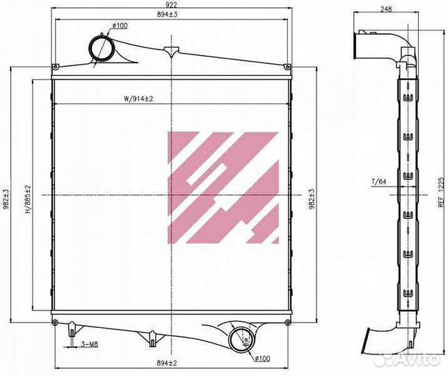 Интеркулер Вольво