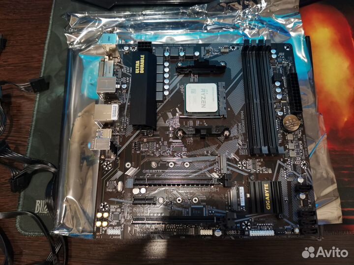 Материнская плата с процессором b550, ryzen5 5600