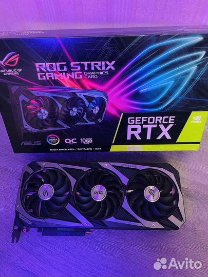 Видеокарта RTX 3080 10GB Rog Strix