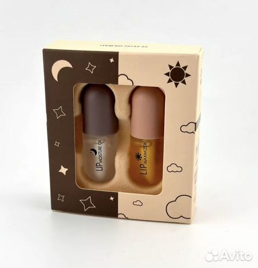 Масло и блеск для губ увеличивающий