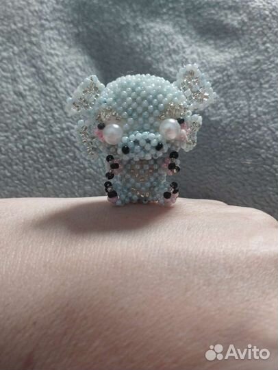 Амигуруми из бисера дракончик