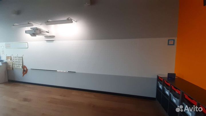 Монтаж магнитно-маркерной доски