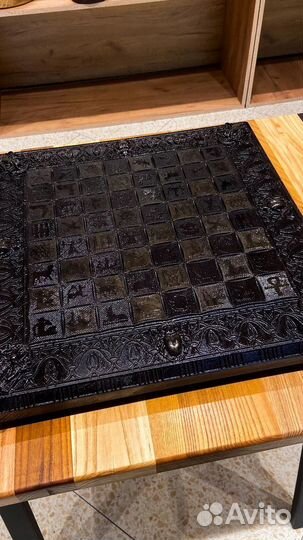 Шахматная доска из дерева Египет бук сувенир