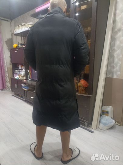 Пуховик зимний мужской длинный