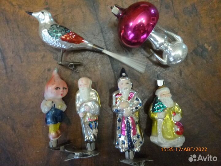 Елочные игрушки СССР 1950-1960 г