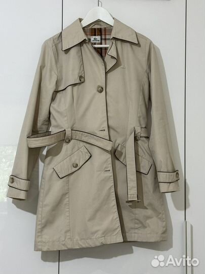 Плащ тренч lacoste 38 размер оригинал