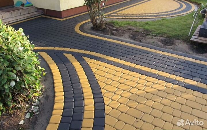 Тротуарная плитка Серый и Моноцвет