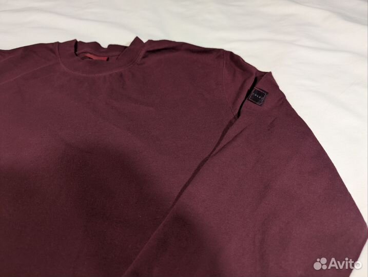 Лонгслив falke бордовый 100% хлопок, М