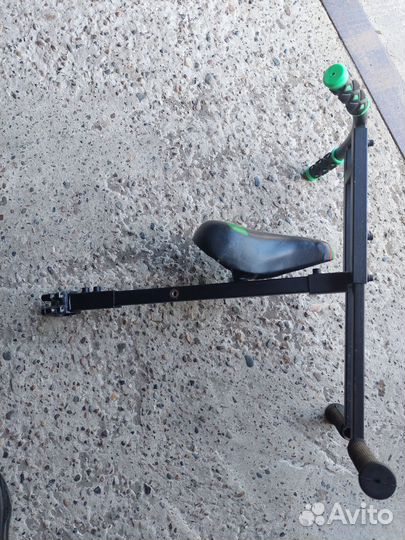 Детское велокресло переднее на раму