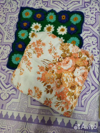 Плед вязанный крючком