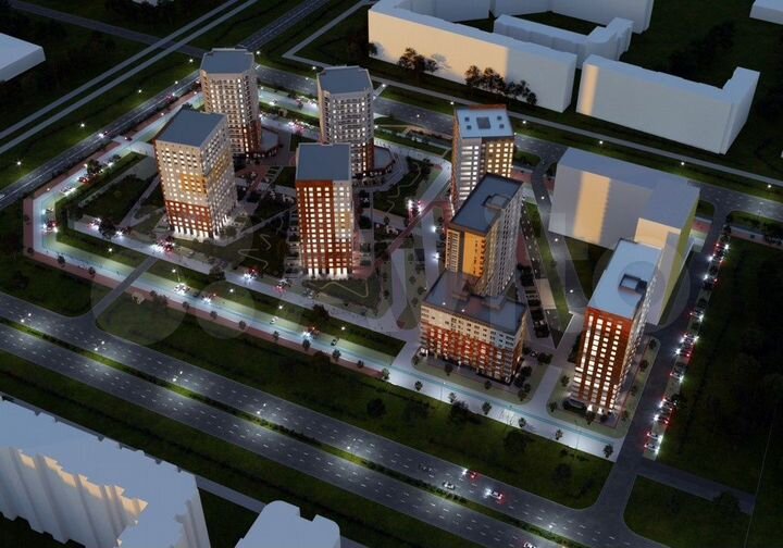1-к. квартира, 42,6 м², 8/17 эт.