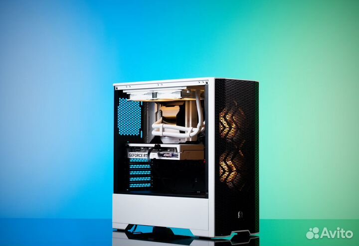 Игровой компьютер fatality101 RTX 4060 8GB NEW Ryzen 5 7500F Phanteks magniumgear NEO Air White
