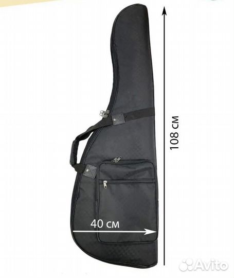 Чехол кофр для басс гитары, электро гитары