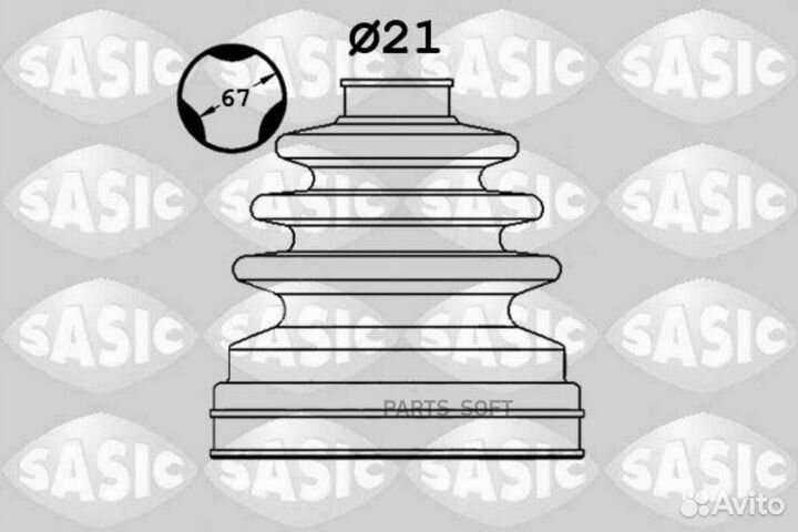 Sasic 1906095 Пыльник шруса внутреннего