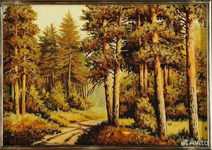 Картина из янтаря - Пейзаж №2 Array