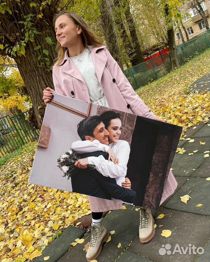 Фото на холсте, Картина на холсте, портрет по фото