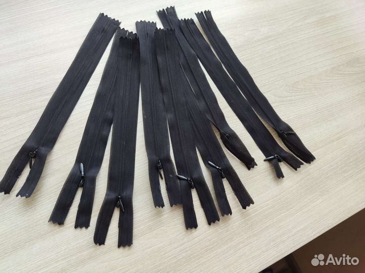 Молнии потайные