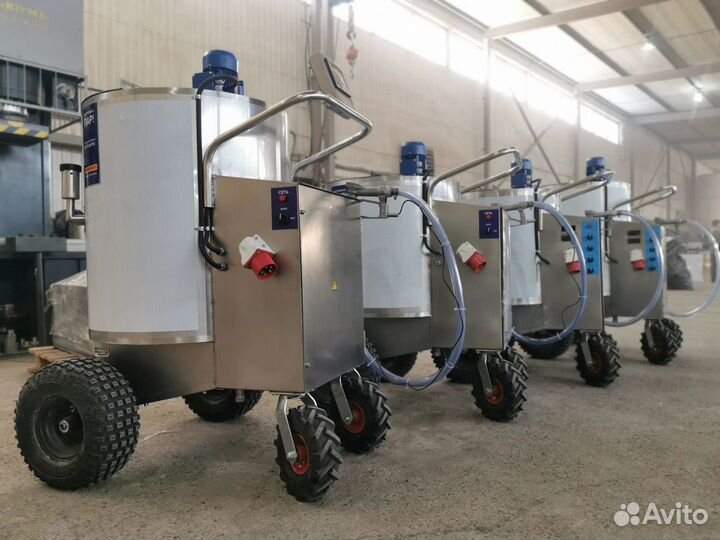 Молочное такси 200л для выпойки телят,пастеризатор