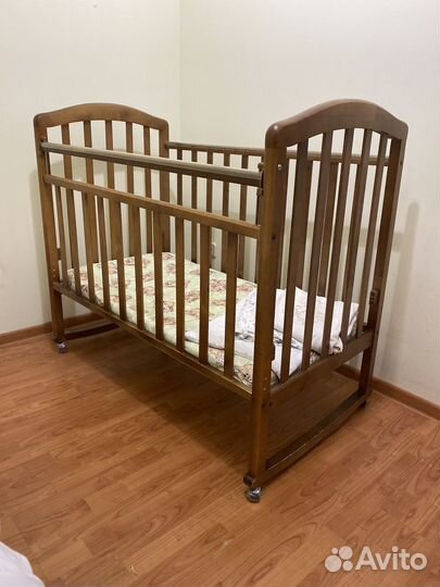 Кроватка 120х60 с матрасом