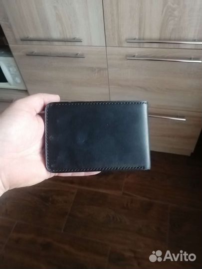 Кошелек мужской кожаный ручной работы