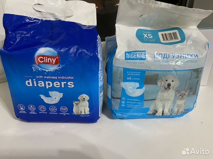 Подгузники для животных