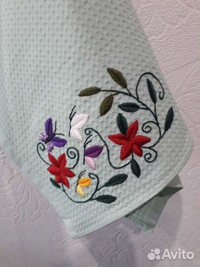 Полотенце кухонное с вышивкой