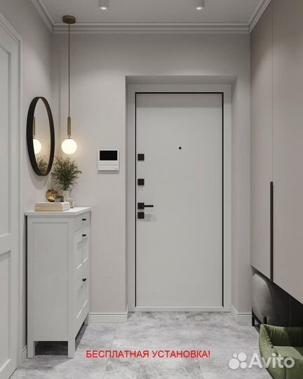 Толстая входная дверь с отличной шумоизоляцией