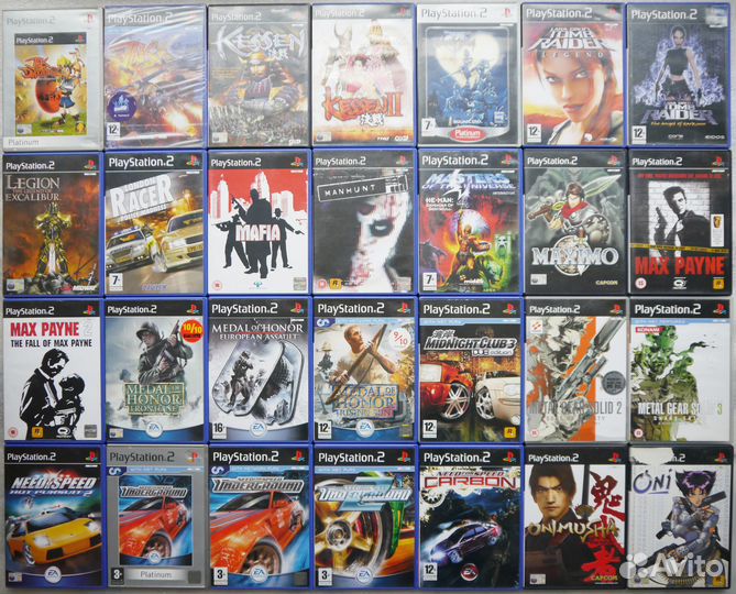 Лицензионные игры для PS2 (PAL) (1 часть - A-O)