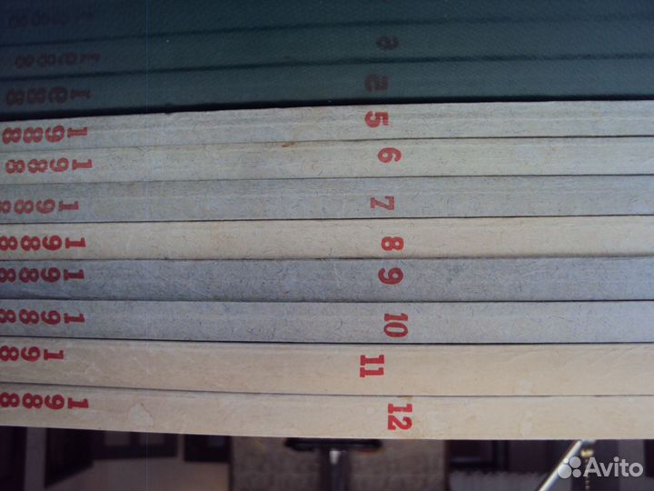 Журналы нева 1988 год (8 шт)