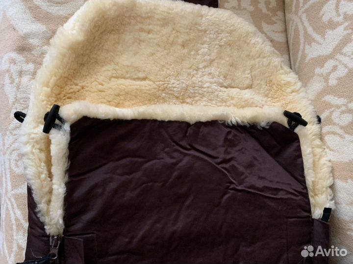 Меховой конверт для новорожденных Mansita