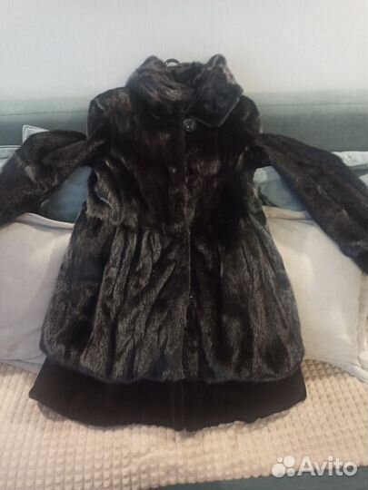 Шуба норковая 42 44 бу