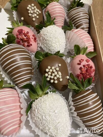 Букет из клубники в шоколаде