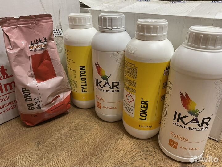 Удобрения Икар и Biolchim