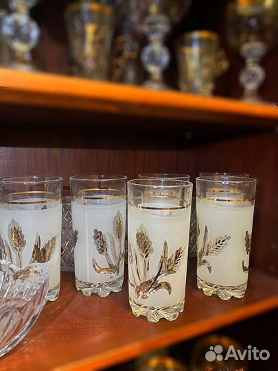 Набор стаканов новые 6 шт