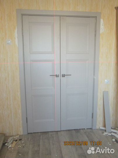 Монтаж,установка межкомнатных и сейф дверей