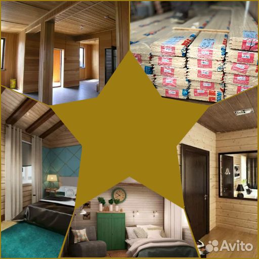 Вагонка штиль, имитация бруса для обшивки дома