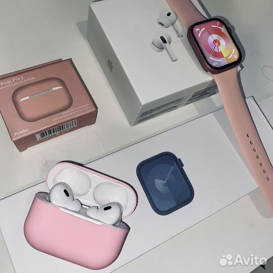 AirPods Pro 2 + Apple Watch Series 9