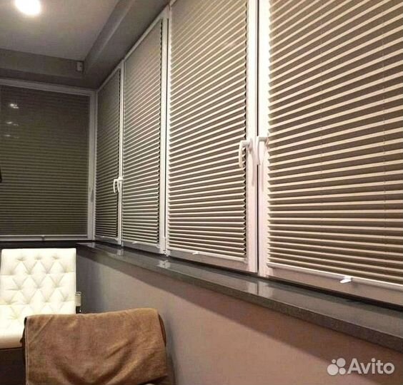 Шторы плиссе установка