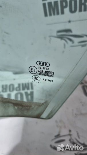 Стекло двери переднее левое Audi A6 C7 2011
